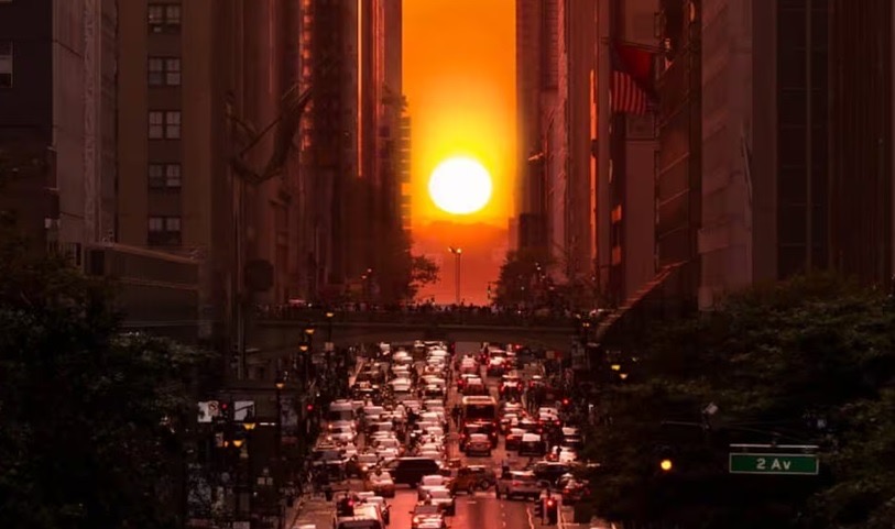 Los más bellos atardeceres del año regresan a NYC; dominicanos acuden a verlo