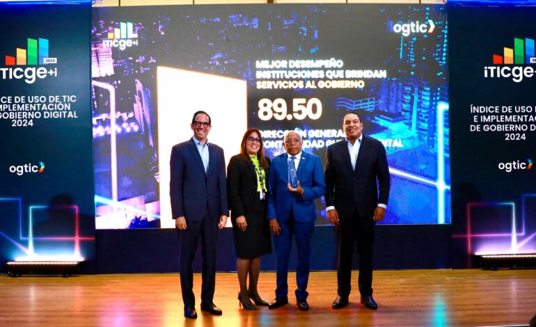 OGTIC premia avances en transformación digital e innovación  gubernamental