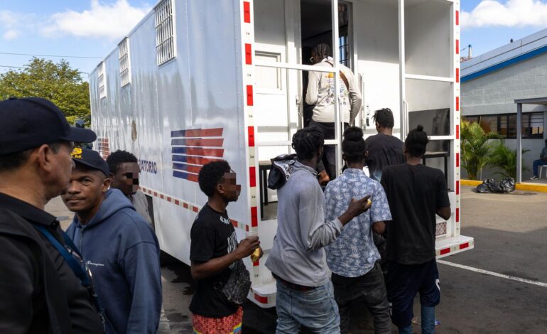 Unidades de interdicción migratoria detienen a 1,639 y repatrían 642 nacionales haitianos indocumentados