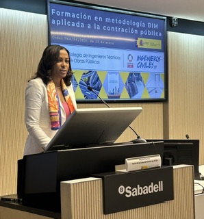 Maribel Santos, primera mujer vicedecana del Colegio de Ingenieros Civiles en España