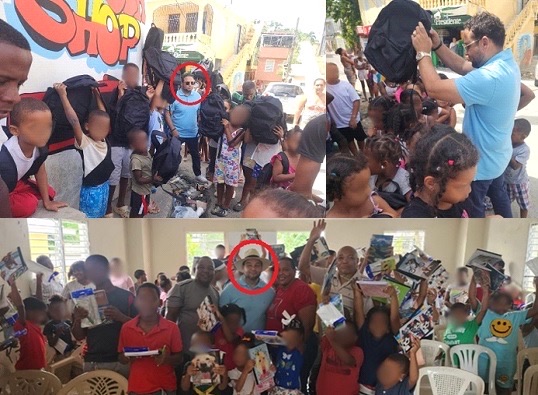 En NY agradecen «Fundación Pague a un Tercero» entrega útiles escolares a niños en Santo Domingo Oeste