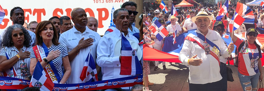 Cientos miles personas NYC asistieron este domingo al Desfile Nacional Dominicano; alcalde Adams trasladará el mismo a la 5ta. avenida