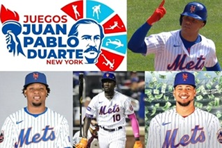 Peloteros dominicanos Grandes Ligas felicitan celebración en NYC «Juegos Juan Pablo Duarte»