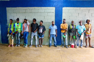 DGM reporta la detención de 1,332 nacionales haitianos en jornadas interdictivas coordinadas con otras Fuerzas