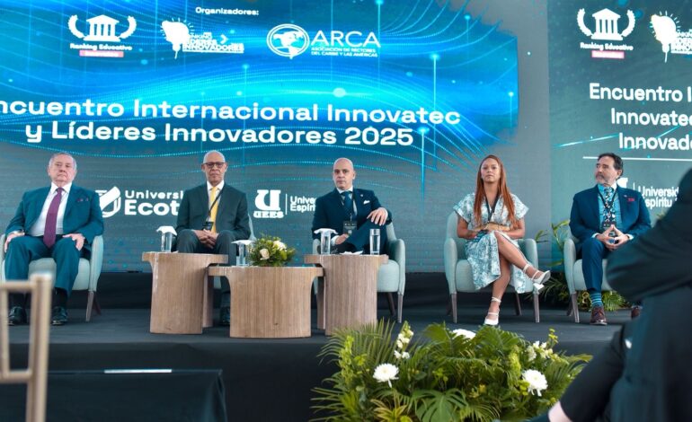 José Ramón Holguín, rector del ITSC, reconocido entre los 100 Líderes Innovadores de América Latina en el Encuentro Internacional Innovatec 2025
