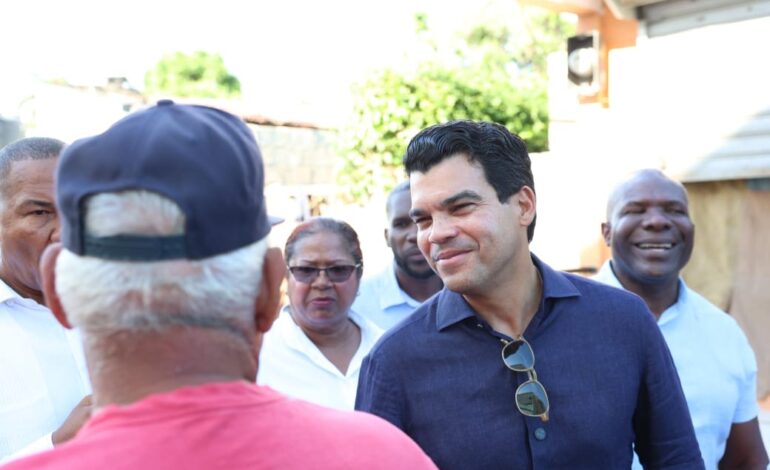 Wellington Arnaud informa drenaje pluvial calle 20, en San Pedro de Macorís, será inaugurado el próximo viernes 17