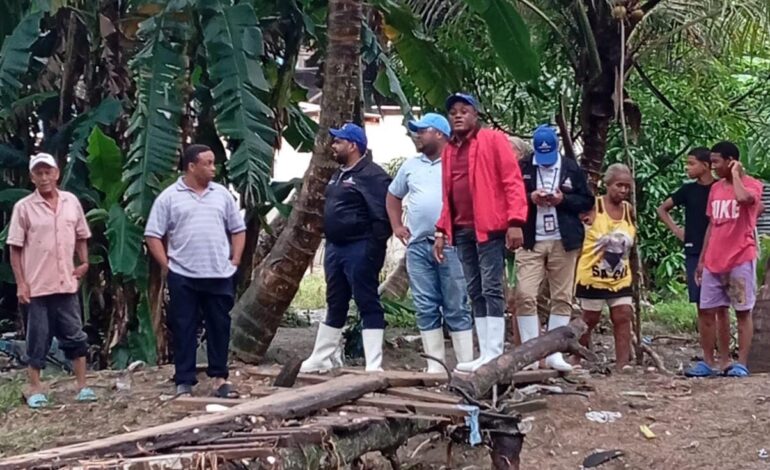 Director del Área VI del Ministerio de Salud Pública encabeza recorrido de inspección ante lluvias por tormenta Melissa