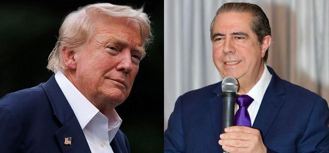 Valoran en NY mensaje reconocimiento Javier García al presidente Donald Trump