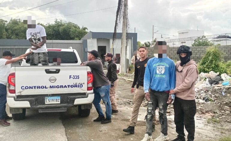 DGM detiene 722 nacionales haitianos y deporta otros 454 por estatus irregular