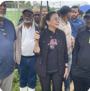 Director Área IV Ministerio de Salud Pública y la alcaldesa Distrito Nacional entre otras autoridades visitan sectores afectados