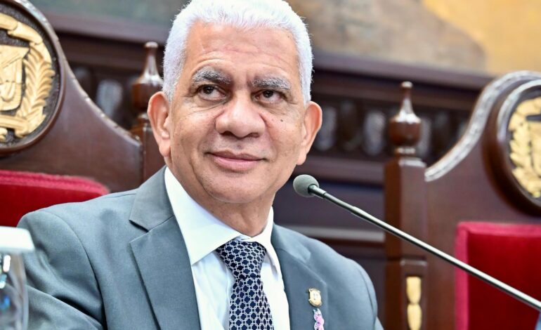 El presidente del Senado da la bienvenida a la nueva embajadora de los Estados Unidos en la República Dominicana