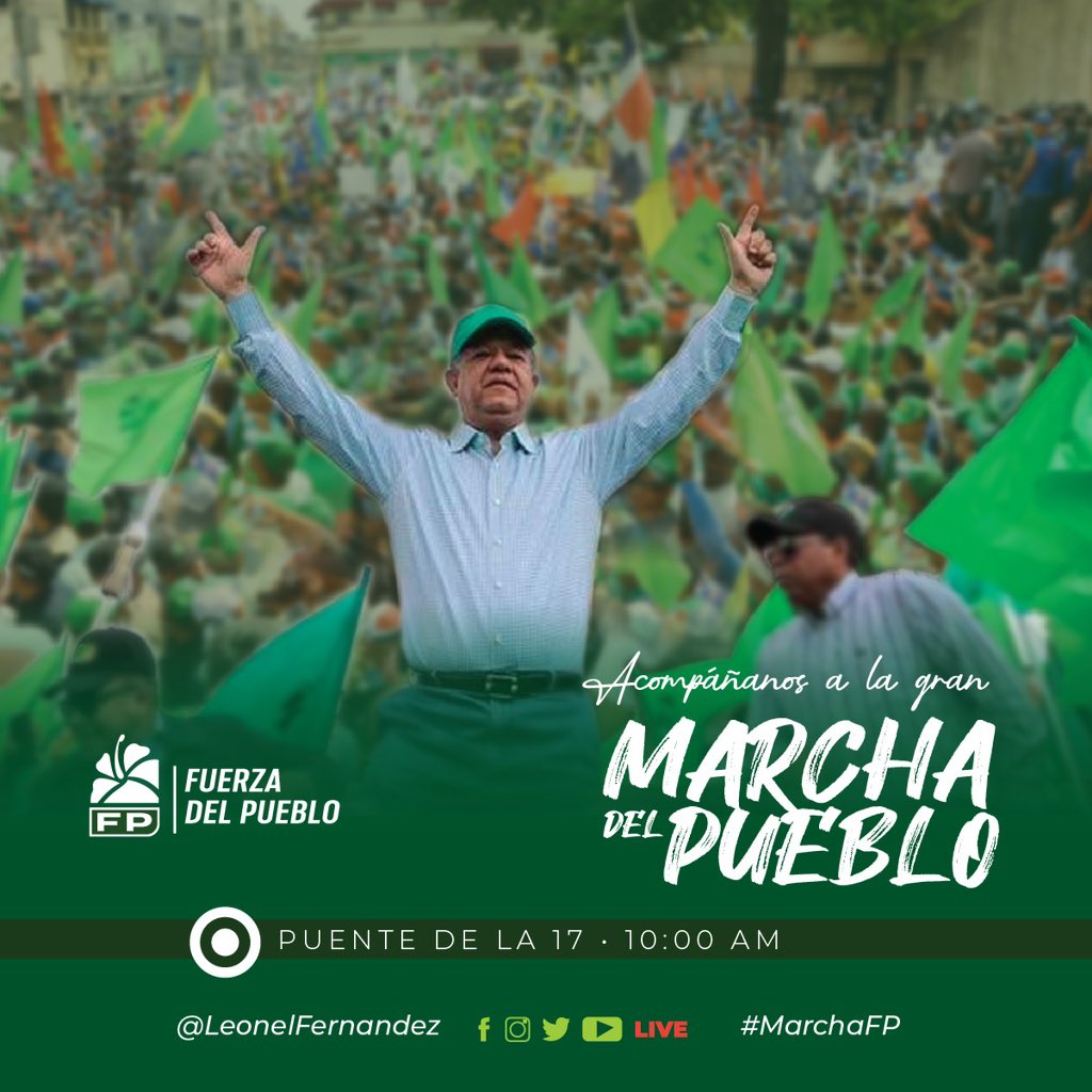 Fuerza del Pueblo promueve marcha
