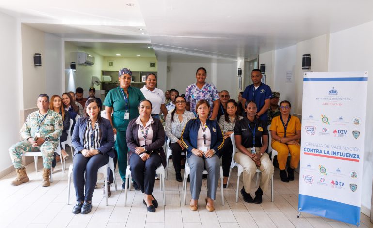 Migración se une a Jornada nacional de vacunación contra la influenza