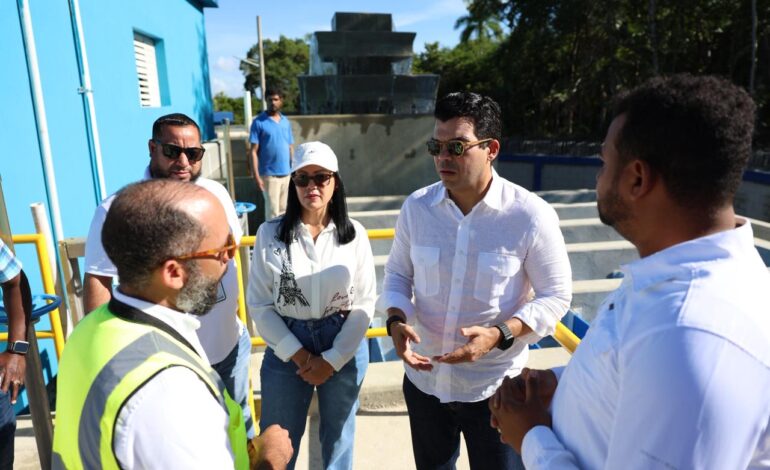 Wellington Arnaud anuncia que en diciembre se comenzará a probar el nuevo acueducto de Monción