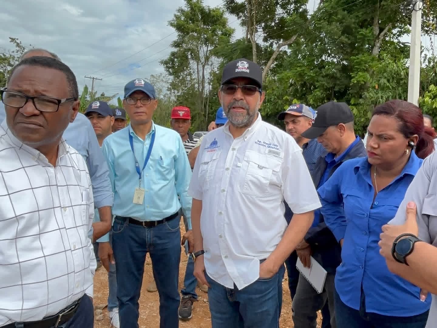 Director ejecutivo del indhri realiza  recorrido