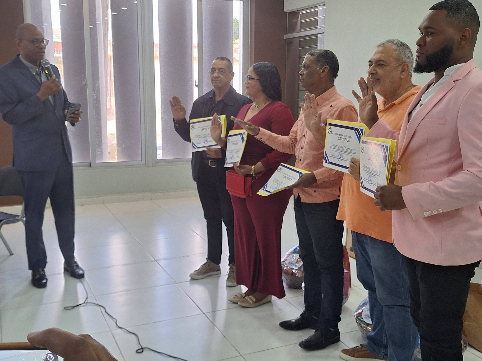 Juramentan directiva del CDP Hato Mayor