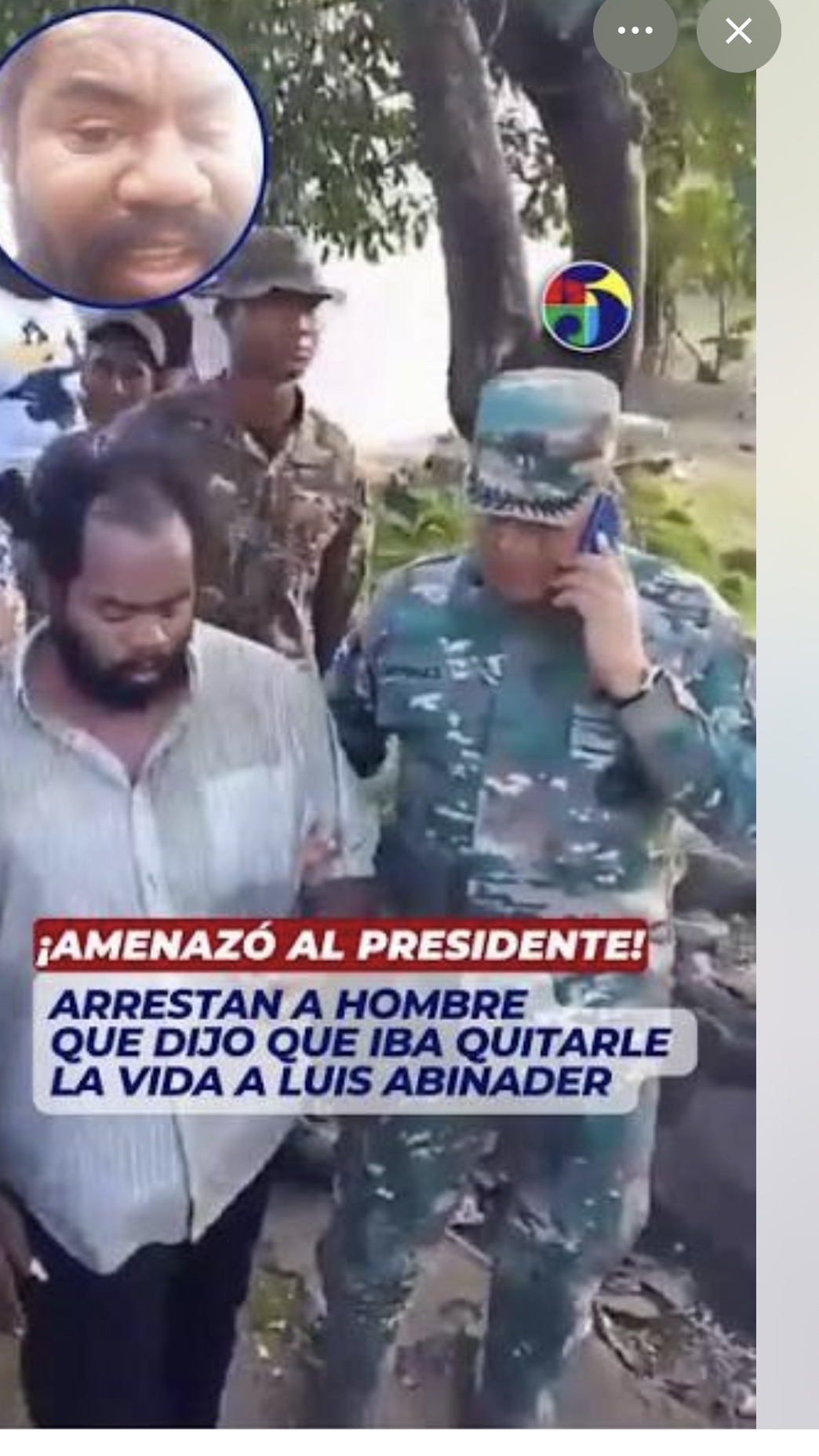 Se entrega Sargento mayor que amenazó al presidente de la Rpública Dominicana