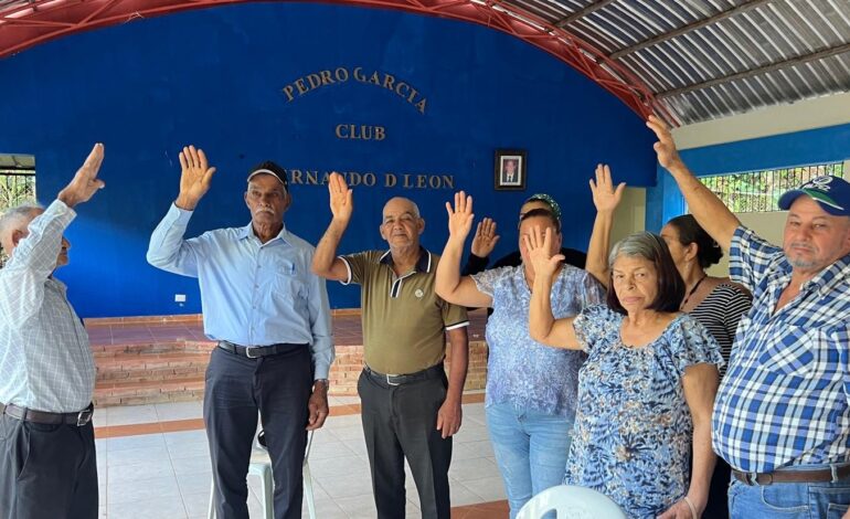 Productores y agricultores de Pedro García eligen nueva directiva para el período 2026-2028