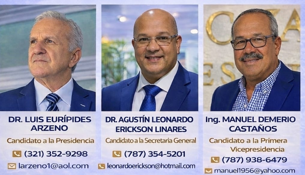 Candidatos plancha Unitaria de la seccional del PRM en la Florida Central reafirman apoyo al gobierno de Luis Abinader.