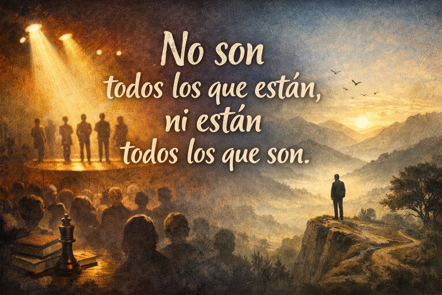 No son todos los que están, ni están todos los que son