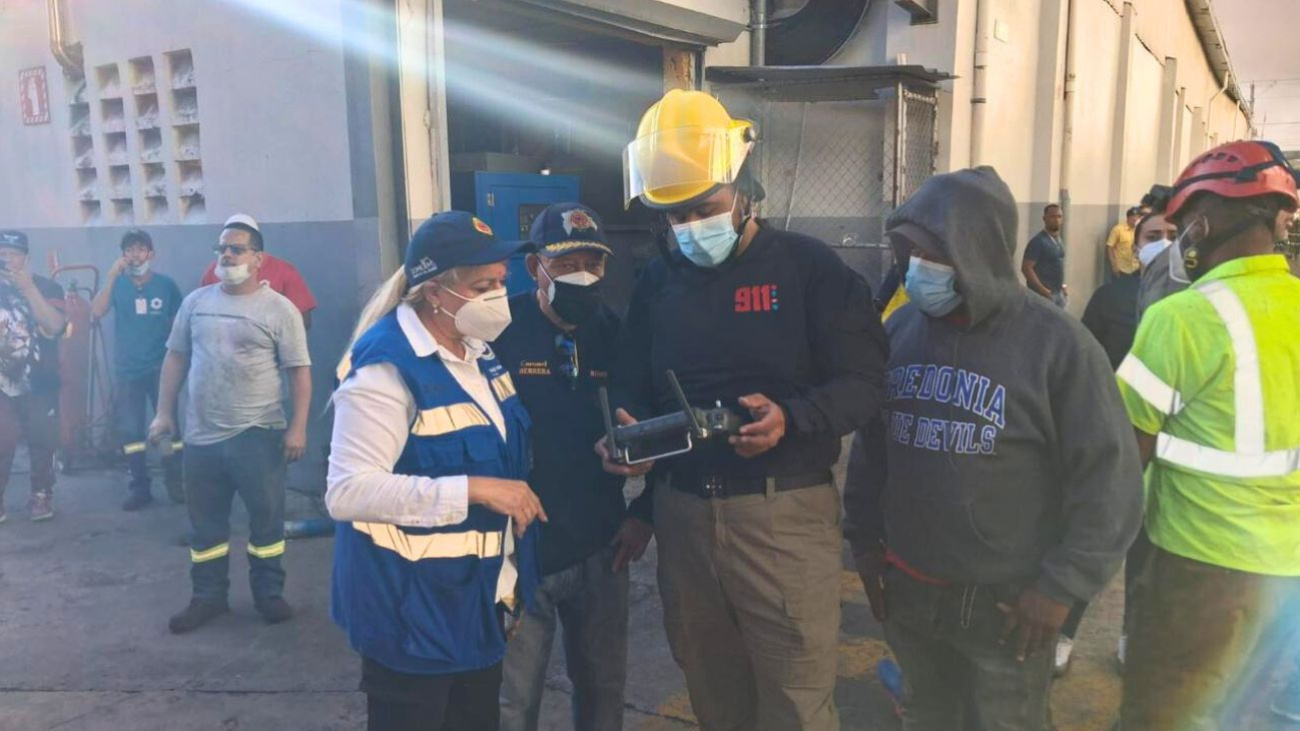 Sistema 911 coordina respuesta ante incendio