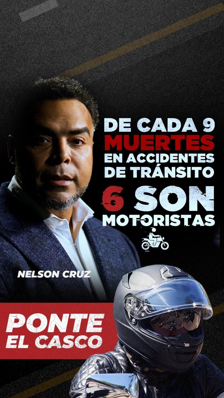 Nelson Cruz se suma a la campaña de concientización vial de la DIGESETT