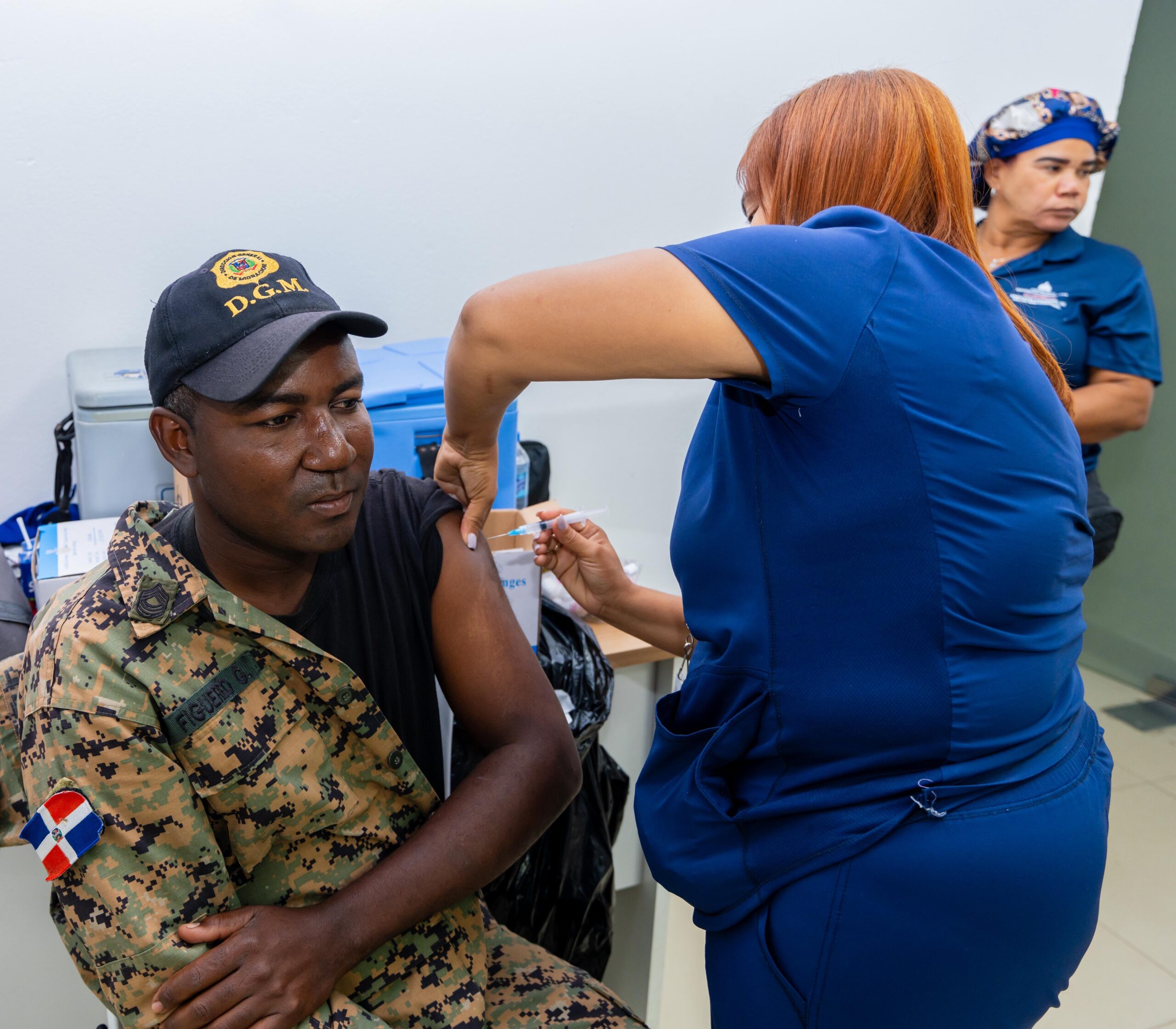 DGM realiza jornada de vacunación contra hepatitis B en Centro de Interdicción de Haina