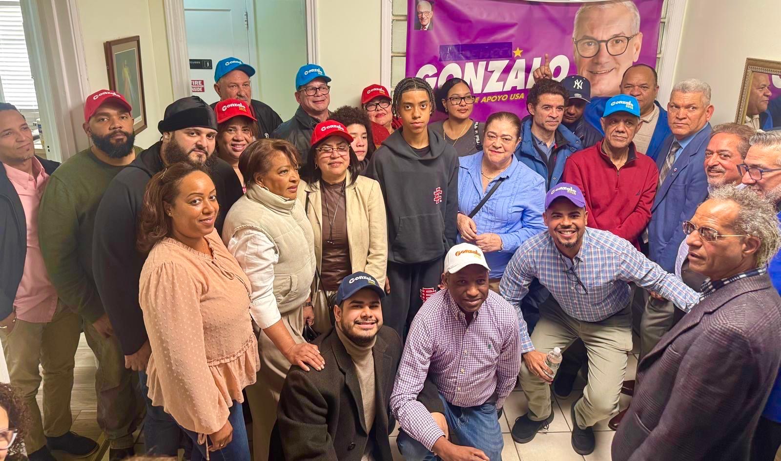 Dirigentes del PLD en NY respaldan candidatura de Gonzalo Castillo para 2028