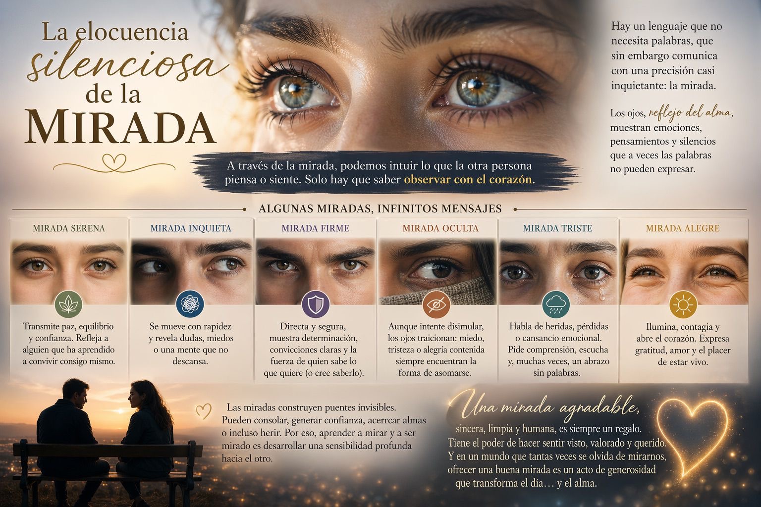 La elocuencia silenciosa de la mirada