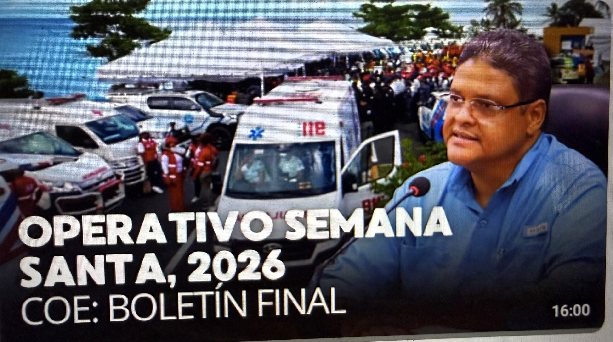 Boletín final del COE: Operativo «Conciencia por la Vida, Semana Santa 2026