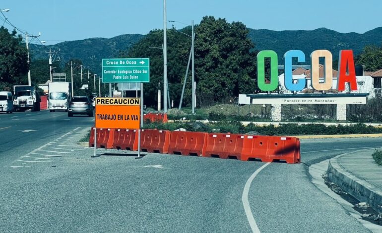 DIGESETT informa cierre parcial por derrumbe en vía hacia San José de Ocoa y establece rutas alternas
