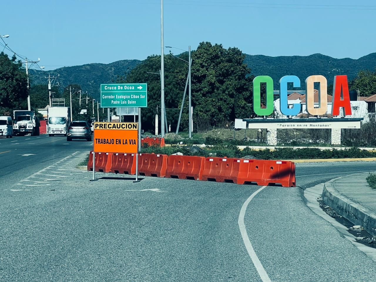 DIGESETT informa cierre parcial por derrumbe en vía hacia San José de Ocoa y establece rutas alternas