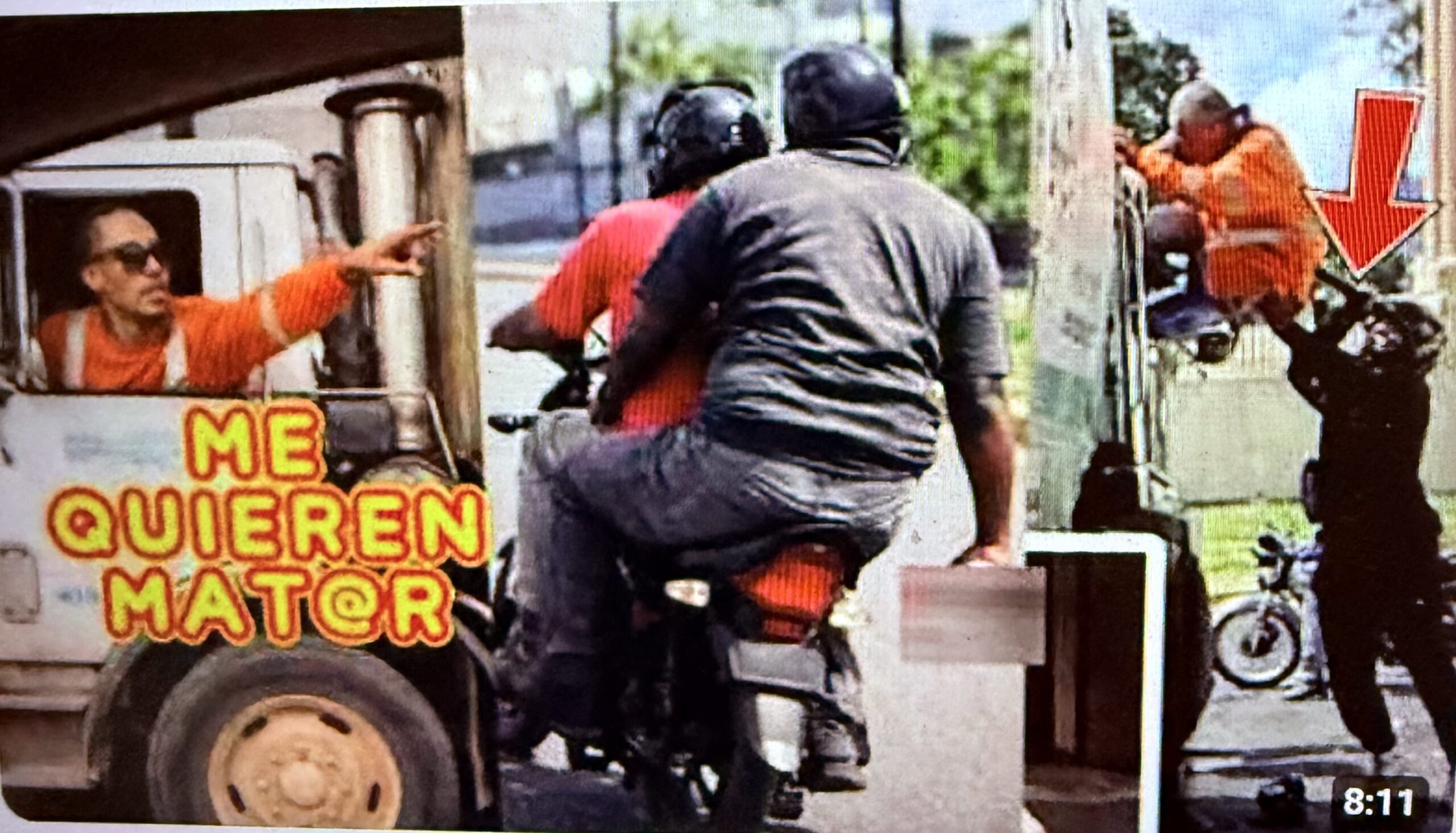 Delincuentes asesinan chofer de camión recolector de basura en Santiago.