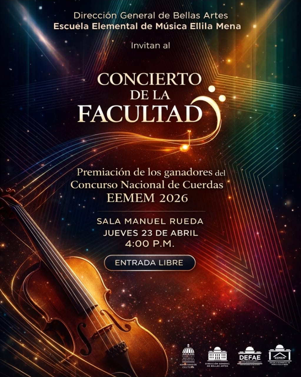 Estudiantes de El Sistema Punta Cana participan  En concierto  y gala de premiaciòn .