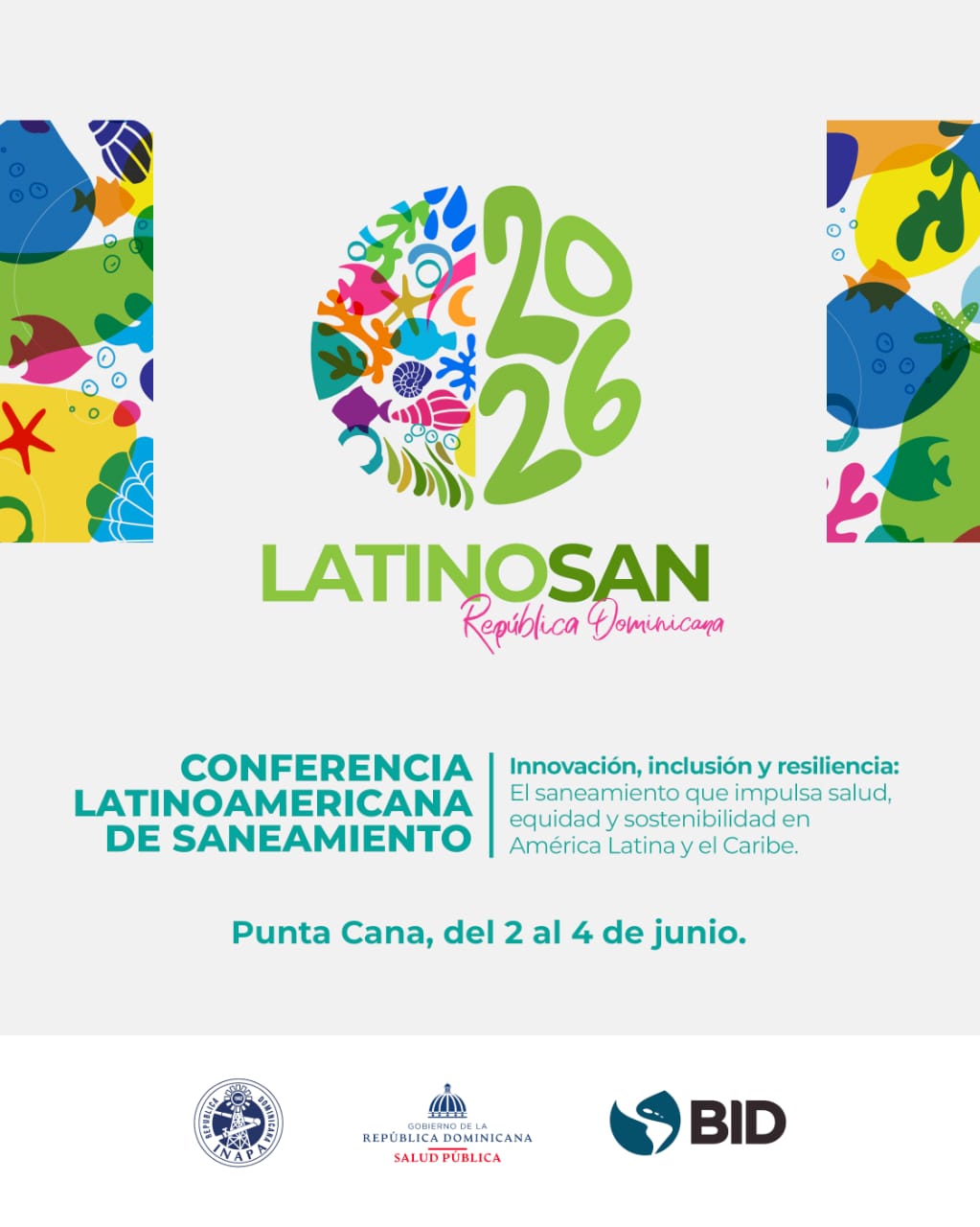 La República Dominicana acogerá la VII Conferencia Latinoamericana de Saneamiento LatinoSan 2026.