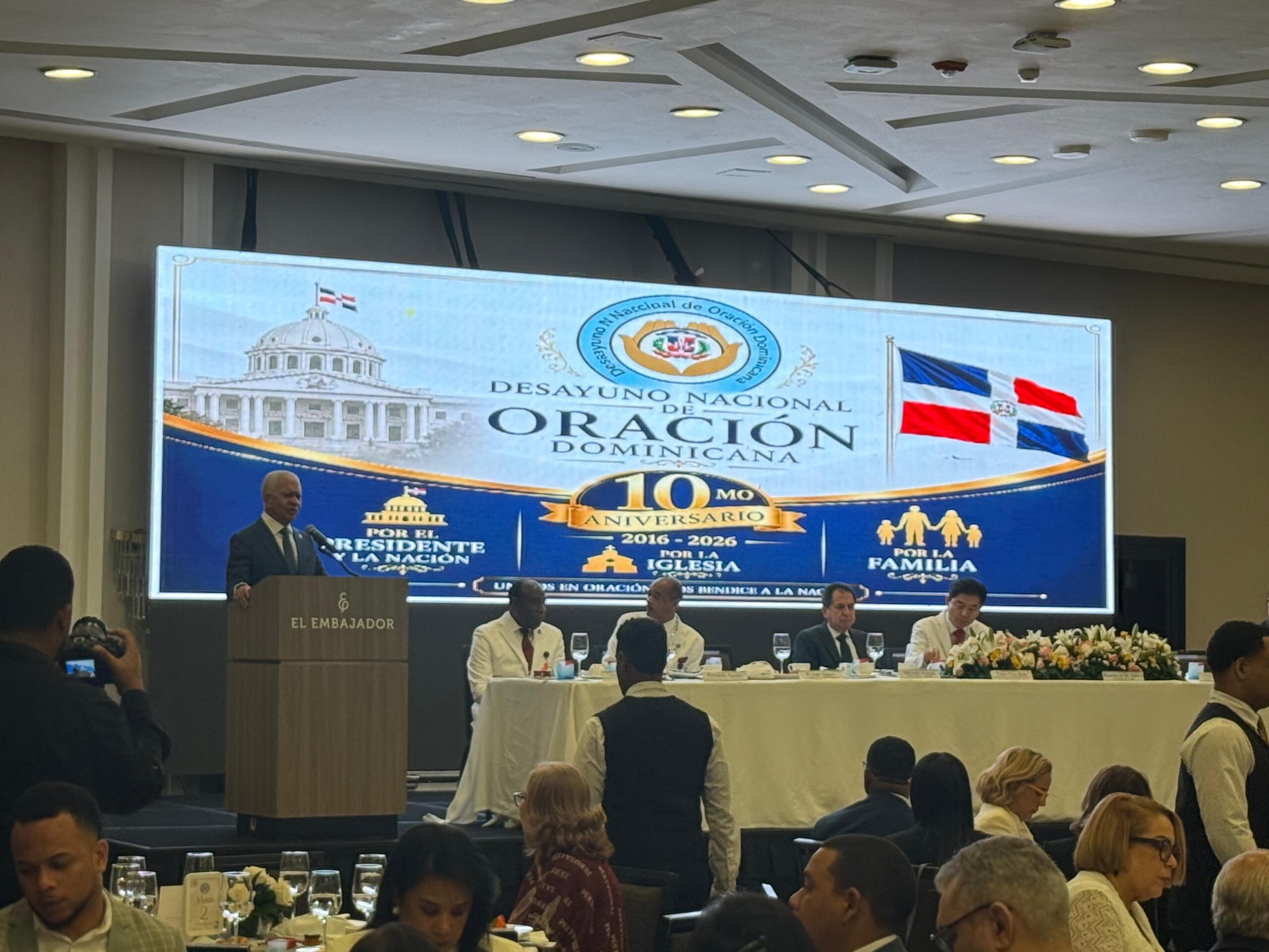 Realizan X Versión del Desayuno Nacional de Oración 2026.
