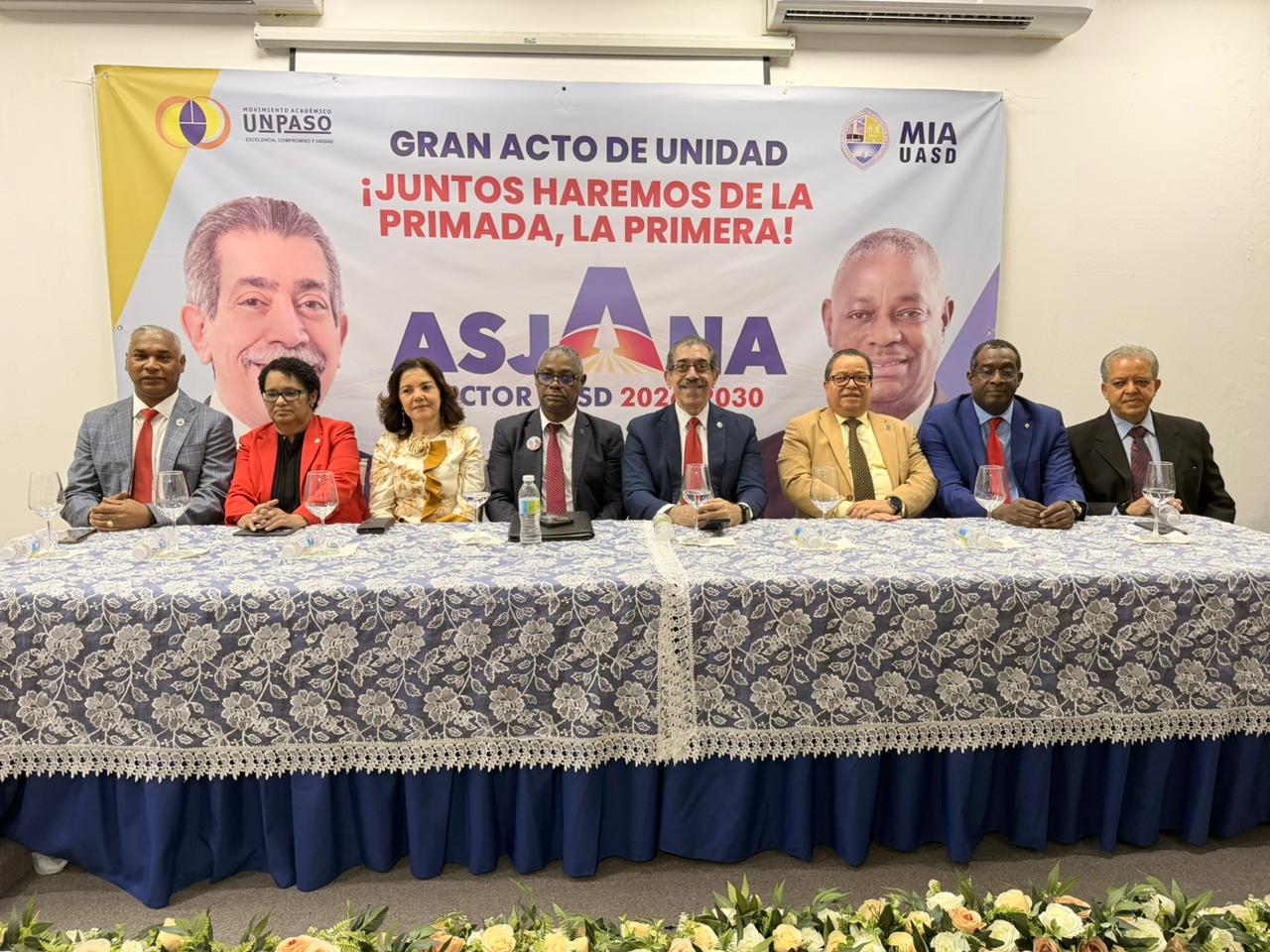 Respaldo contundente de Roberto Agüero y MIA fortalece candidatura de Asjana rumbo a la rectoría de la UASD