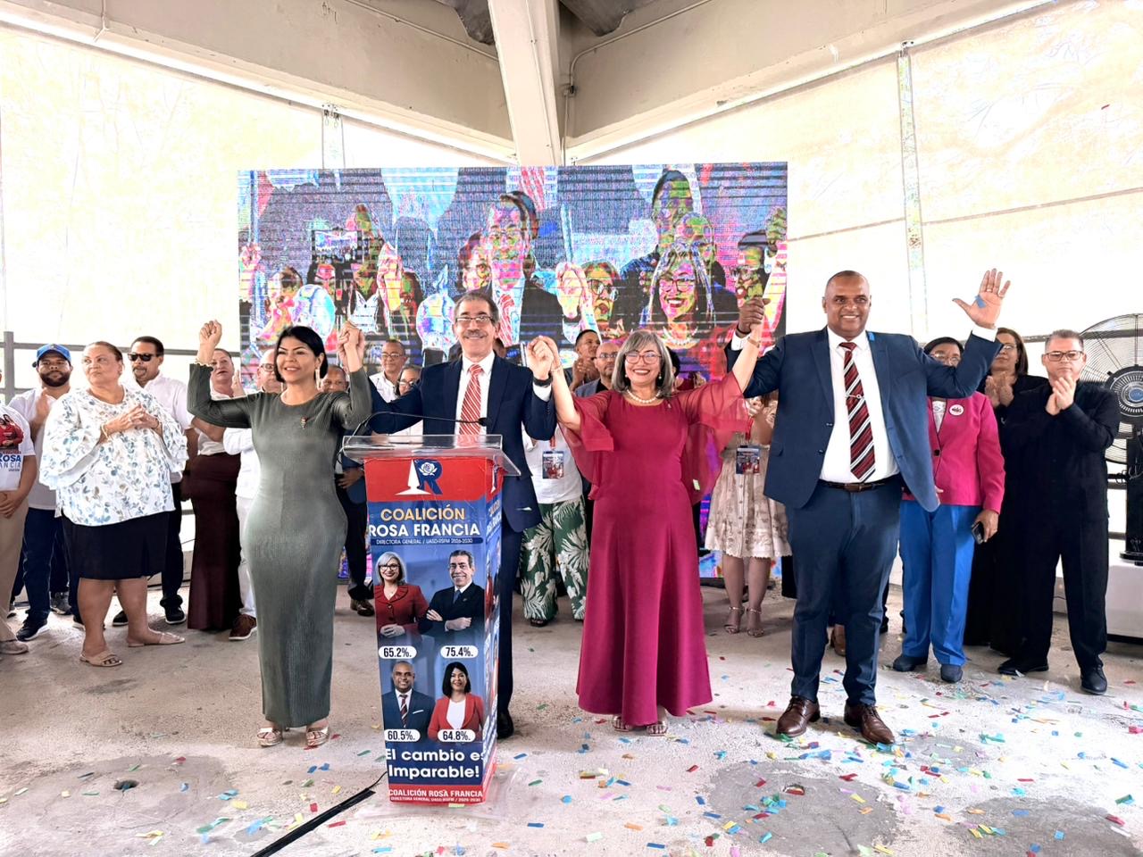 Multitudinario cierre de campaña de Rosa Francia en San Francisco de Macorís.