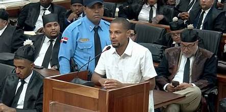 Testigo principal del caso Jet Set, frente al Tribunal.