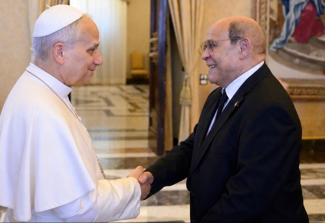 Rafael Santos Badía destaca la sencillez y sensibilidad del Papa León XIV tras encuentro en el Vaticano .
