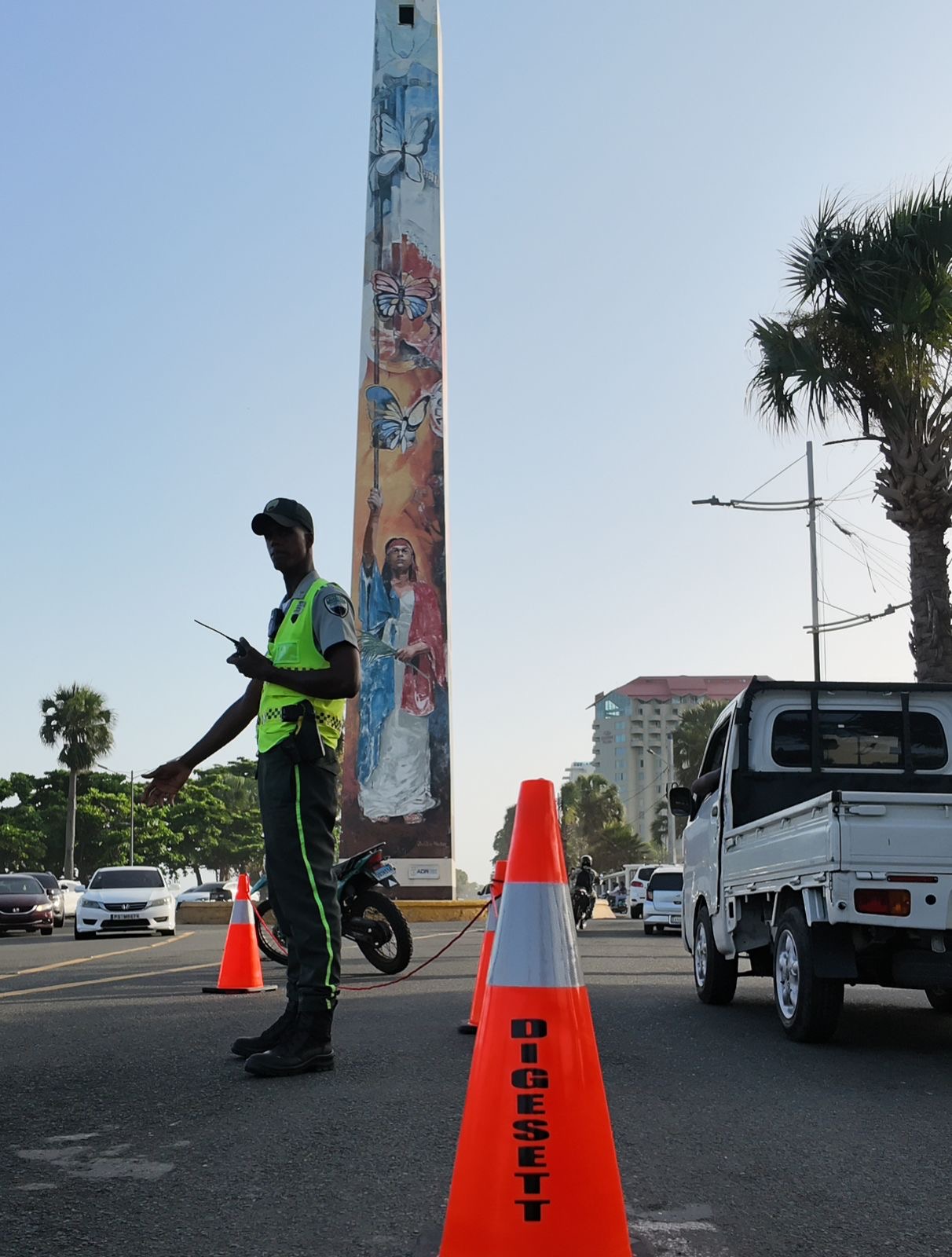 DIGESETT continúa implementando su plan de soluciones para agilizar el tránsito con nuevo contraflujo en la avenida George Washington.