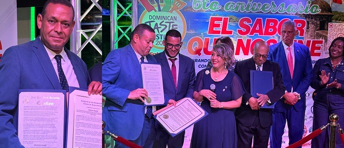 Víctor Dumé de RD es reconocido por el Congreso-EUA y la Asamblea Estatal NY.