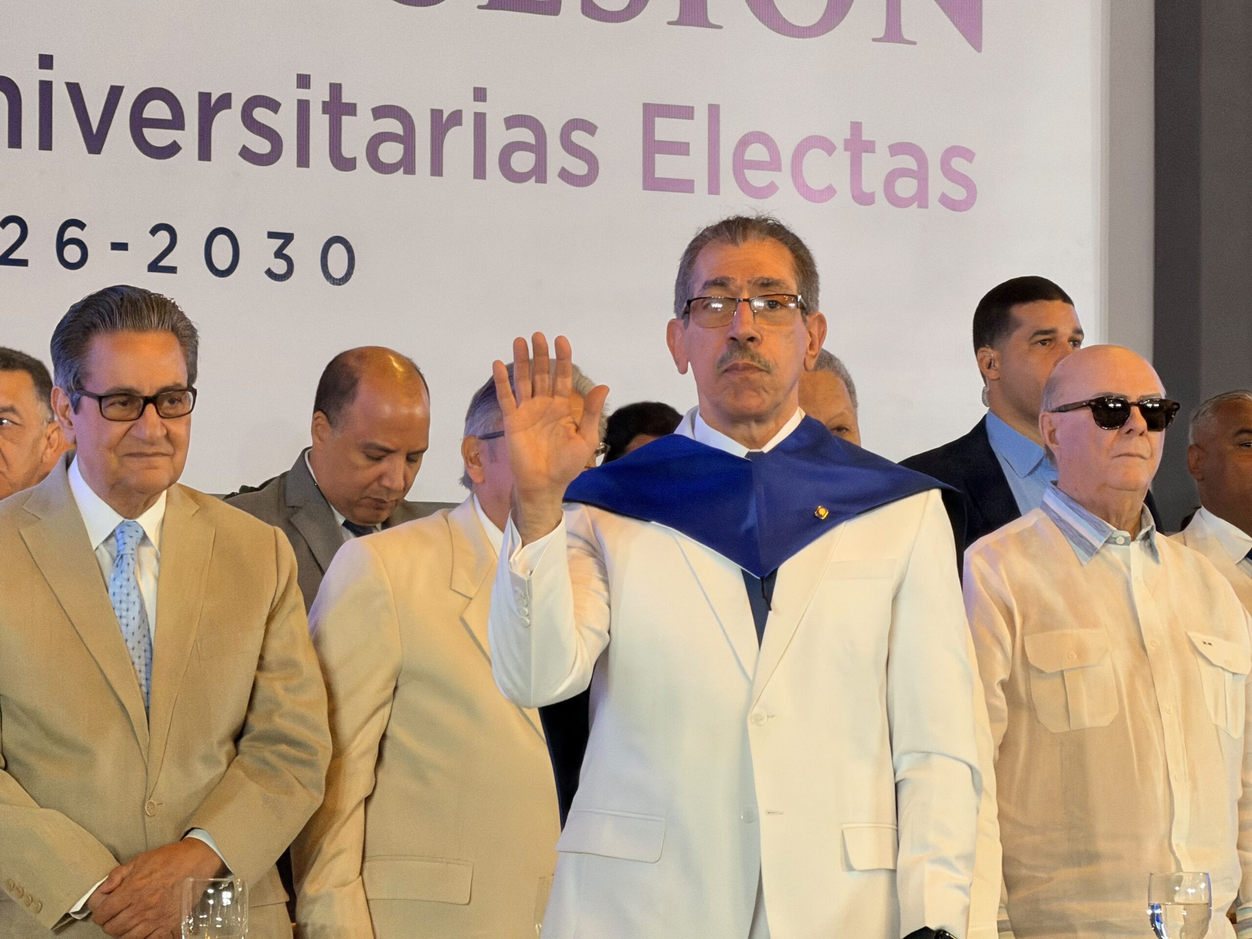 Jorge Salomón Asjana David asume como rector magnífico de la UASD para el período 2026-2030.