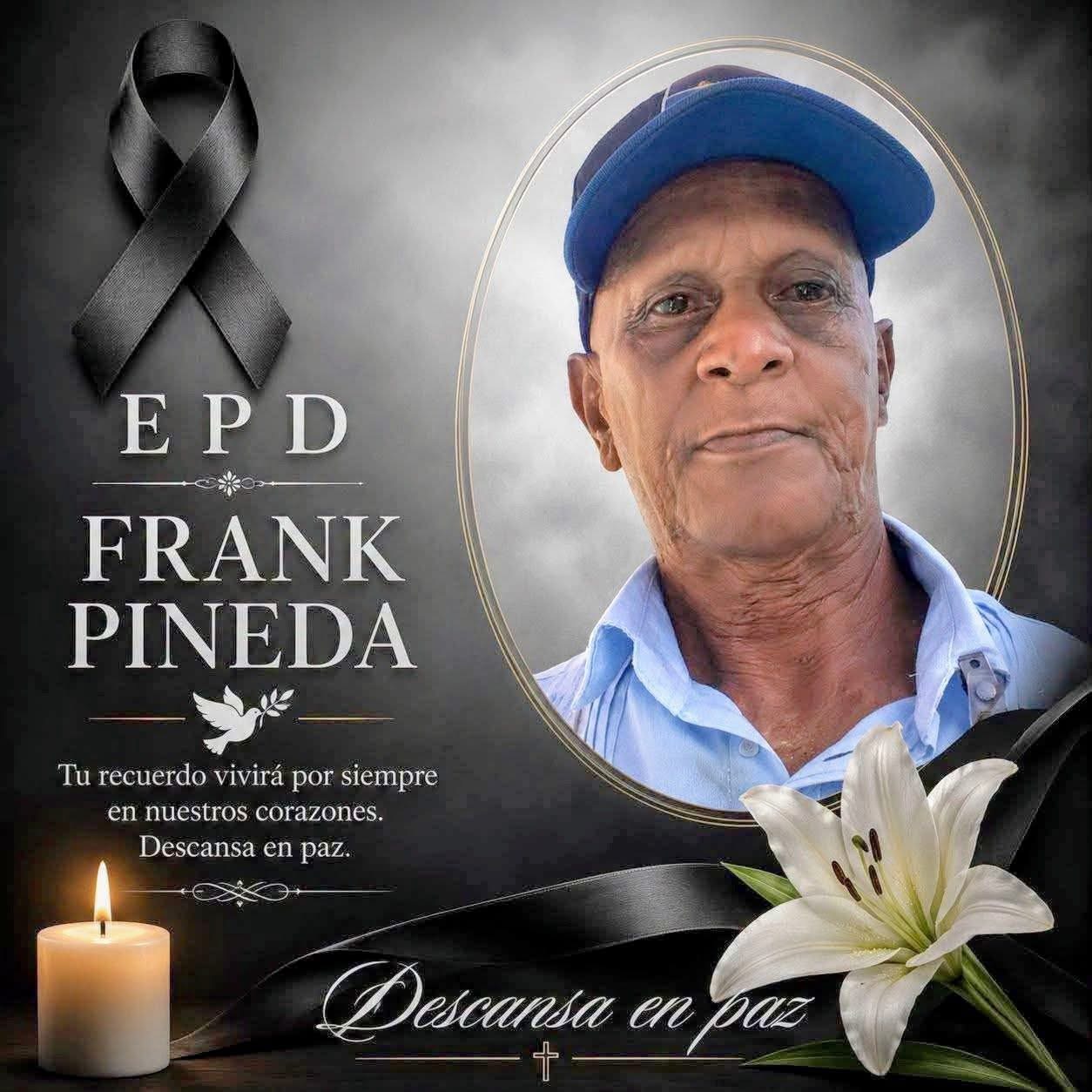 MMV lamenta fallecimiento de Frank Pineda.