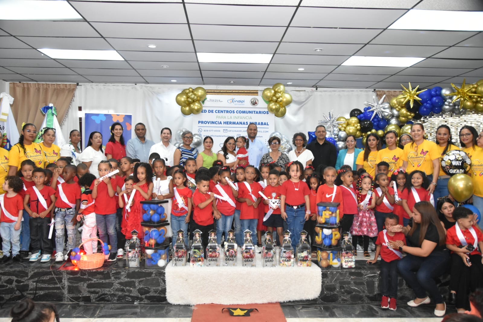 Red de Centros Comunitarios para la infancia integra 144 niños/niñas a sisters escolar.