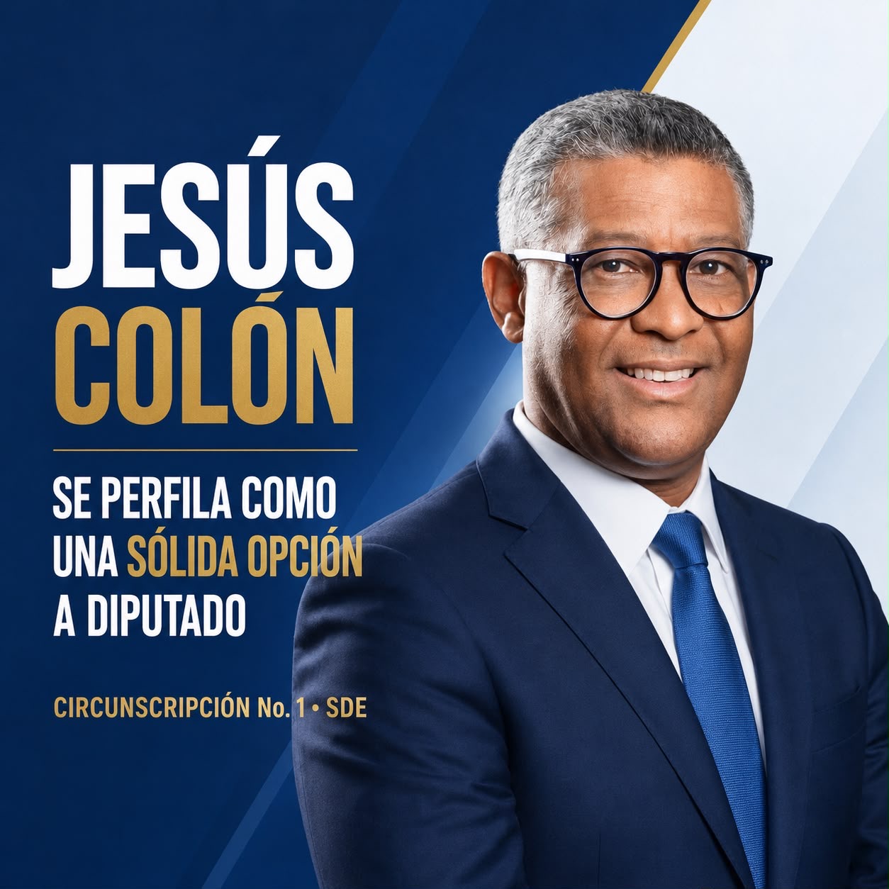Jesús Colón se perfila como una sólida opción a diputado por la circunscripción número 1 de SDE.