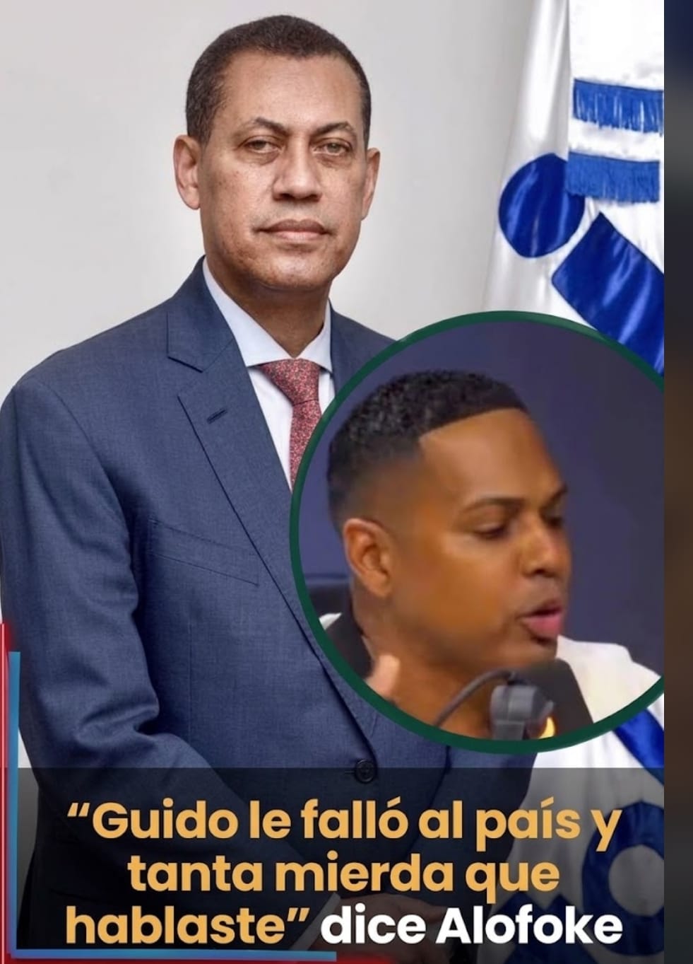 Sectores sociales y dirigentes del PRM respaldan postura de Alofoke frente a Guido Gómez Mazara.