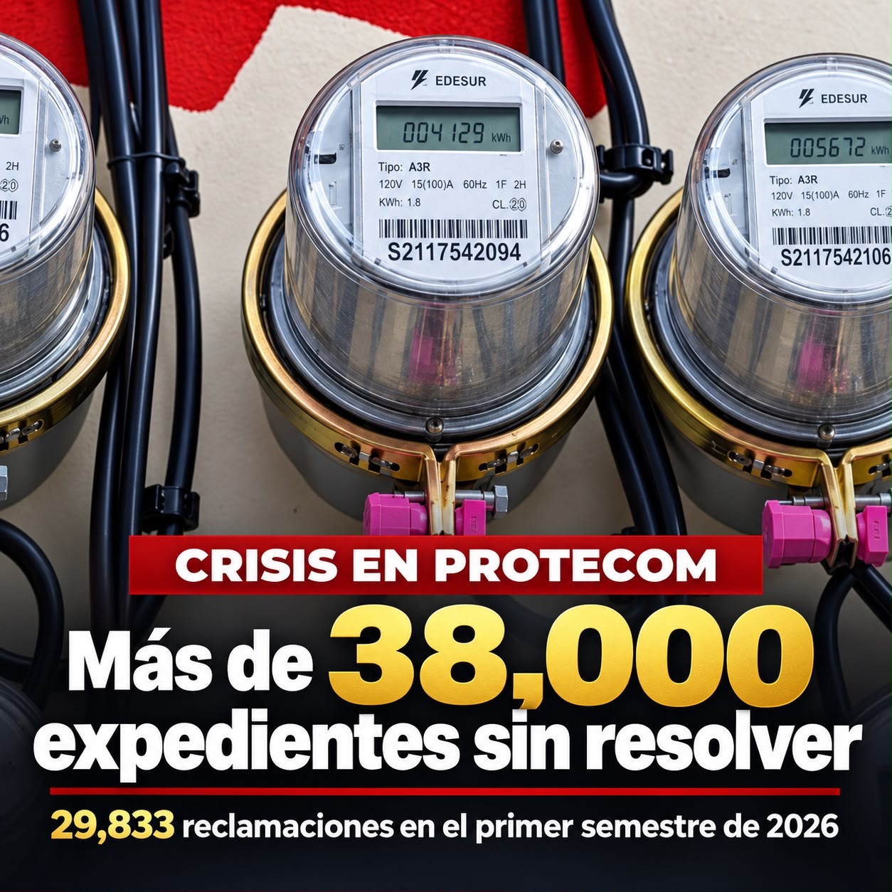 Protecom enfrenta una profunda crisis de credibilidad: acumula más de 38 mil expedientes sin resolver.