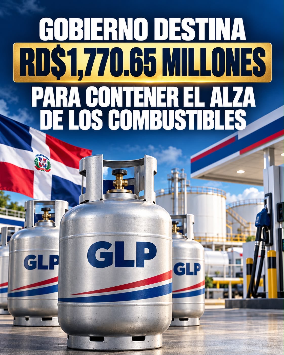 Gobierno destina RD$1,770.65 millones para contener el alza de los combustibles.