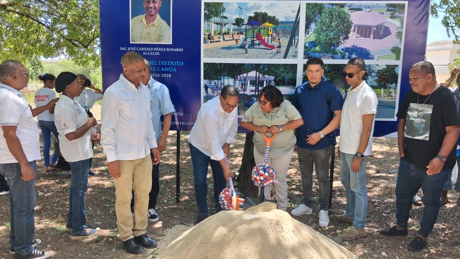 Inician parque con inversión superior a RD$19 millones en Canoa, Barahona.
